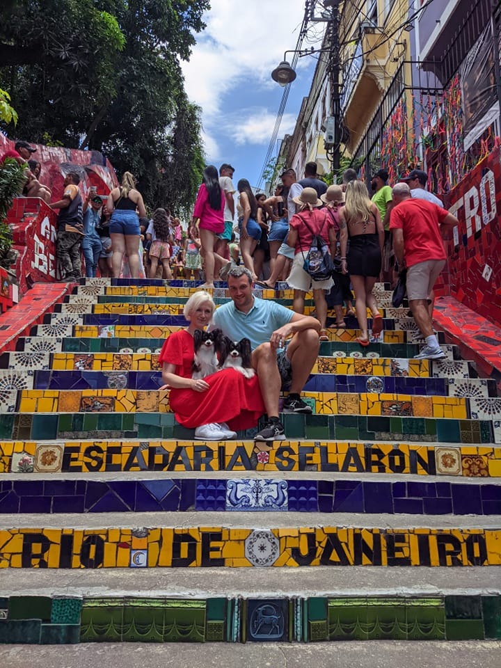 Met onze vlindertjes in Rio de Janeiro